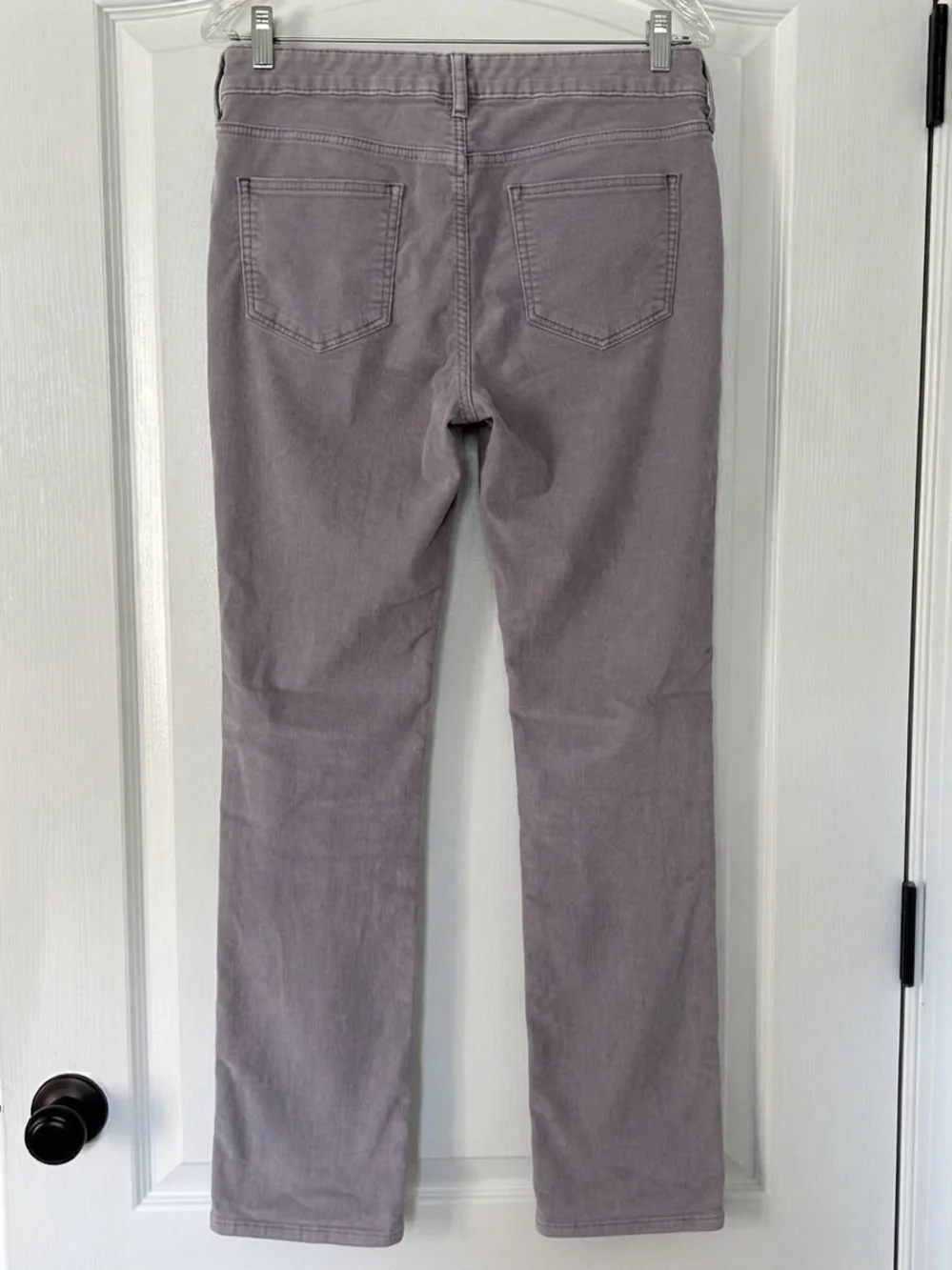 Pilcro Straight Leg Low Rise Corduroy Pants Muted Lavender Size 29